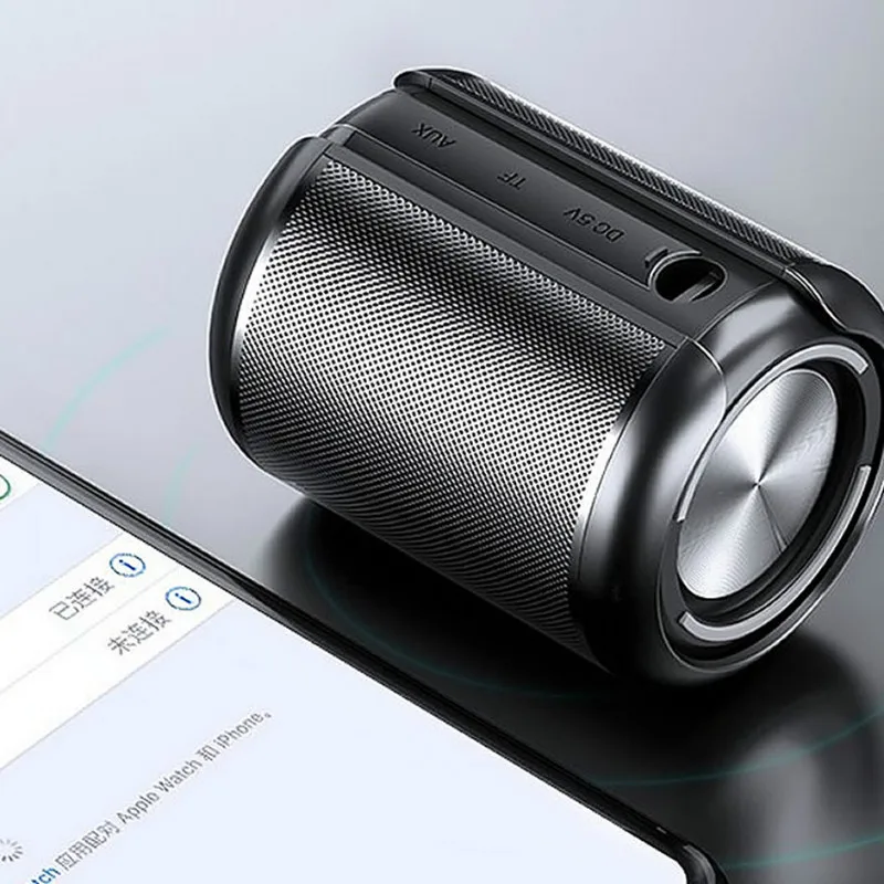 

Speaker TWS Metal Interconnected Speakers with Bluetooth Stereo Subwoofer Shock Treble Office Hands-free Outdoor Audio Player TF