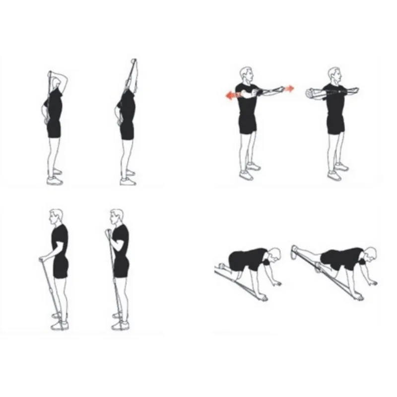 

Training Belt Leg Muscle Training Resistance Bands Tube Workout Exercise Yoga 8 Type Body Building Tool Fitness Equipment TX005