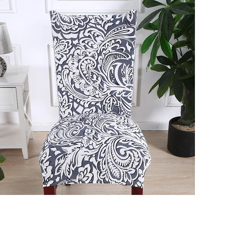 Современные печатные эластичные чехлы на кресла стул снимается и стирается