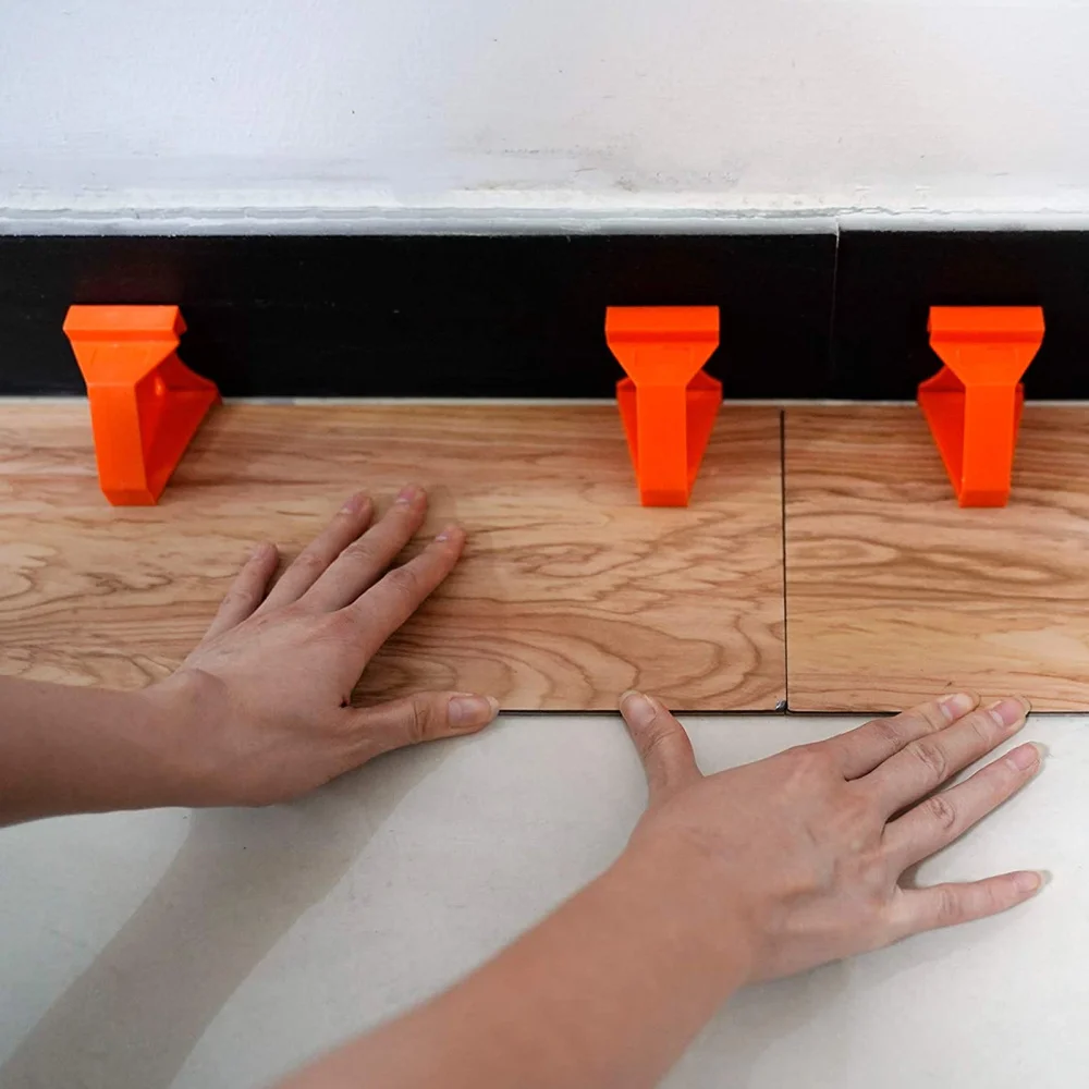 

20pcs Laminate Hardwood Flooring Spacers Floor Installation Tool Set (Orange)