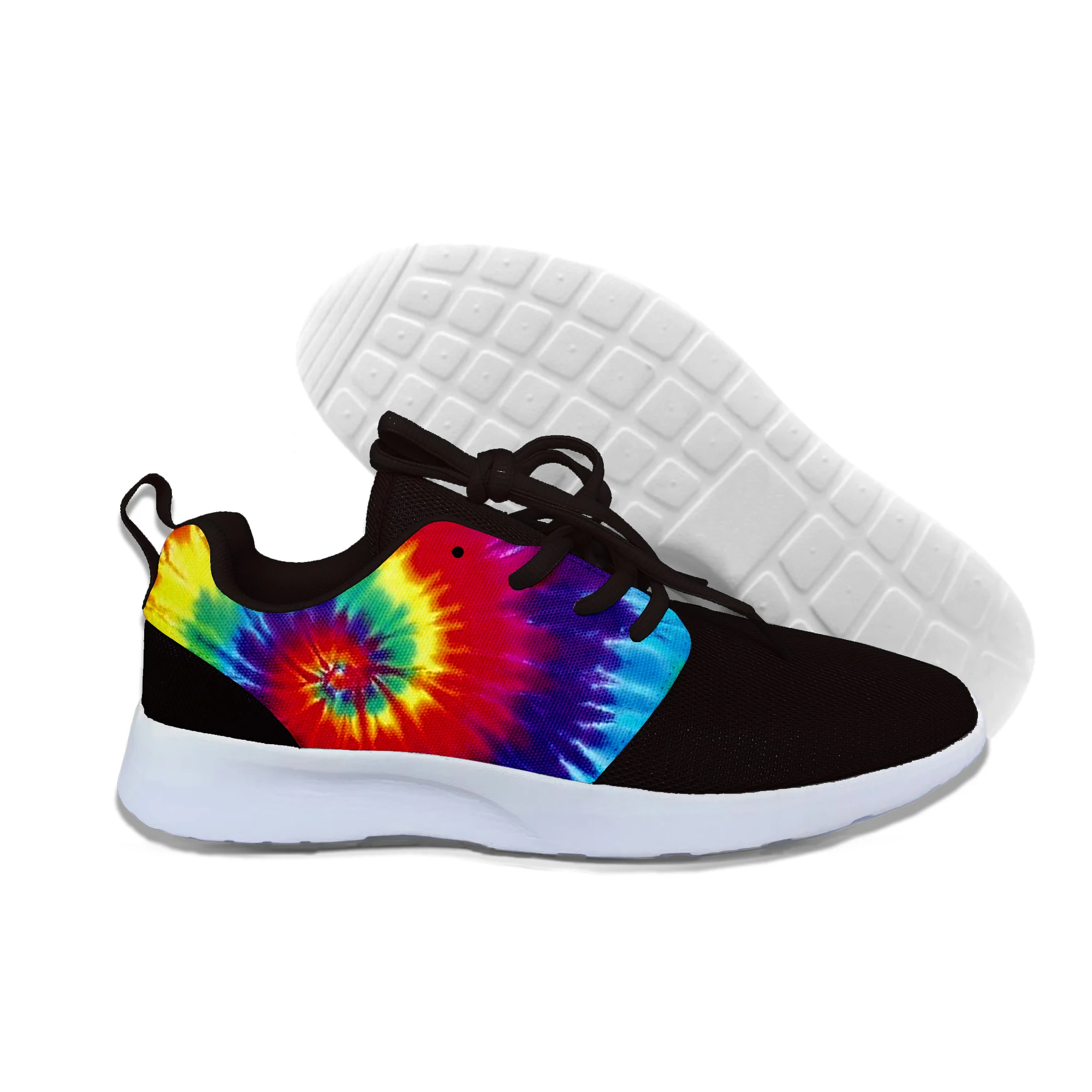 Светильник обувь для бега дышащие кроссовки горячая Распродажа цвет Tie Dye 3D