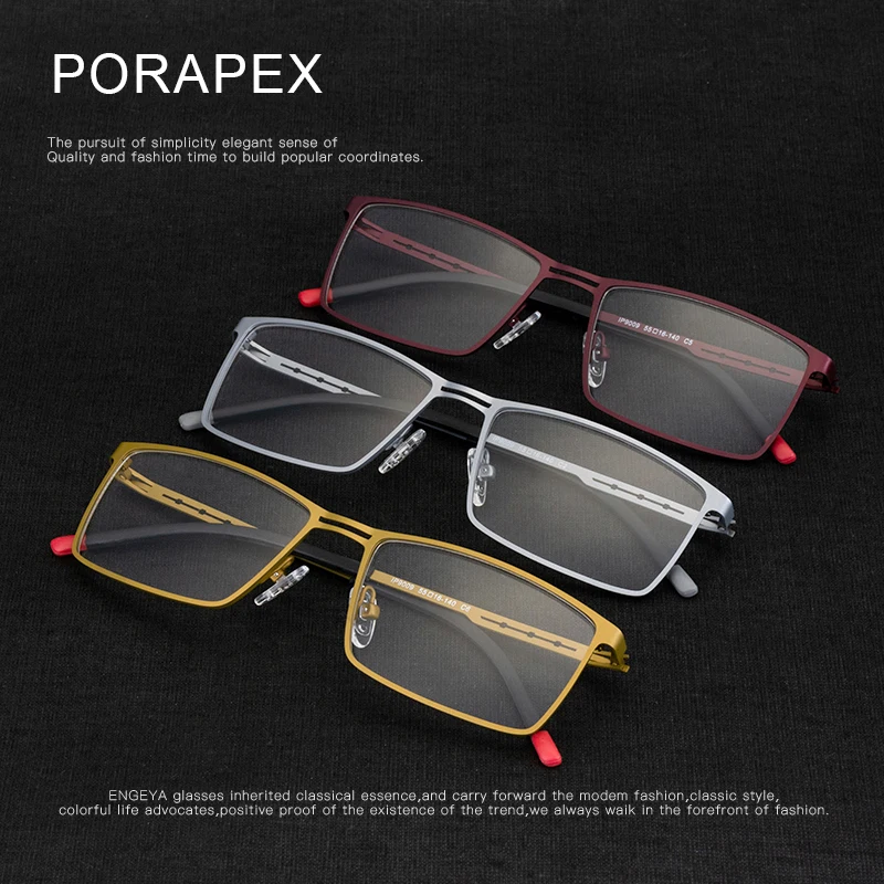 PORAPEX дизайнерская мужская оправа для очков модная квадратная Ультралегкая глаз