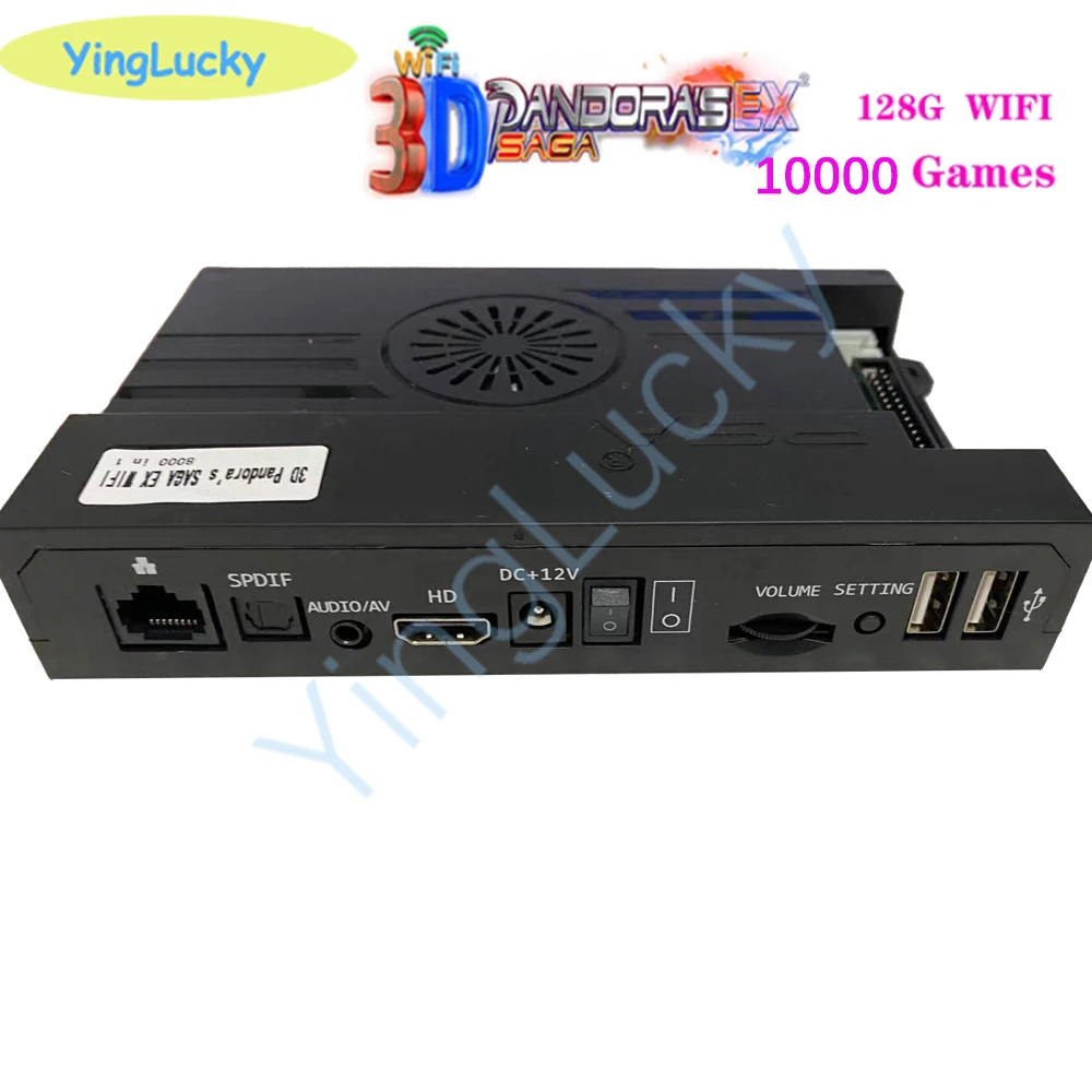 Pandora Box 3d Сага EX 10000 в 1 игровая Встроенная 128g wifi функция сохранения