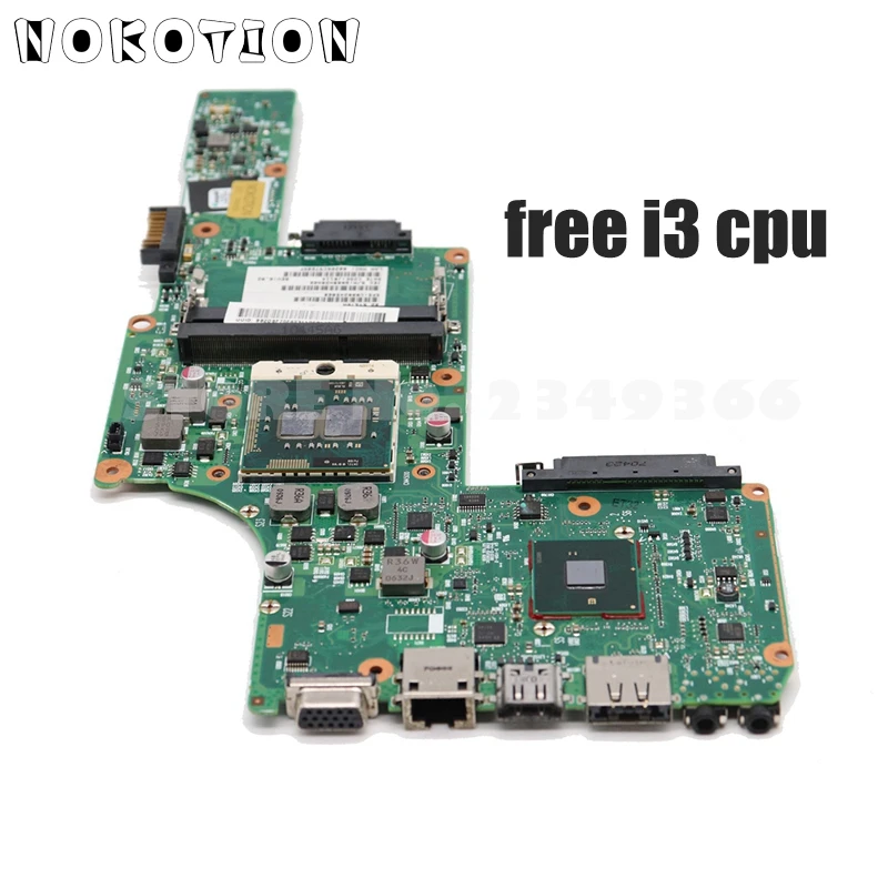 Материнская плата NOKOTION V000245060 для ноутбука Toshiba Satellite L630 материнская HM55 intel hd GMA DDR3