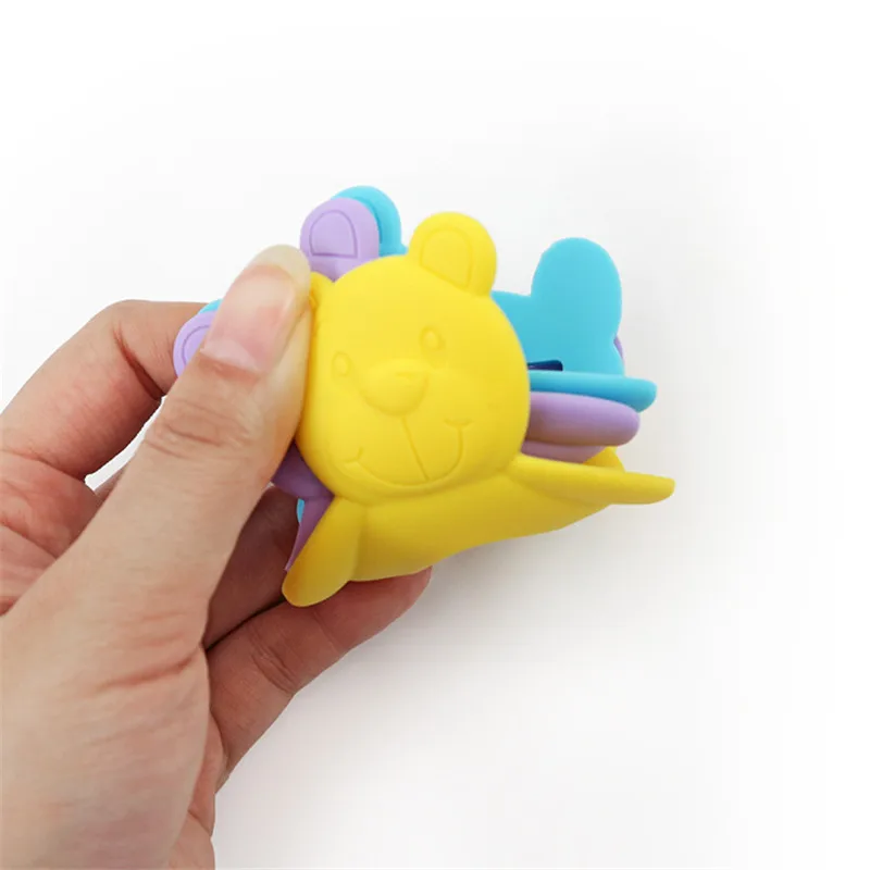 Силиконовые Зубные кольца для младенцев грызунки в форме симпатичного медведя