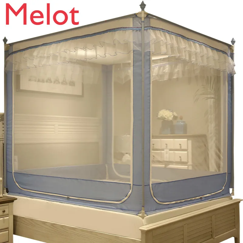 

Bed Mosquito Net 1.5 M 1.8 M2 M Yurt Household Drop-Resistant Children's Fence Anti-Mosquito In Summer Mosquito Net Bed