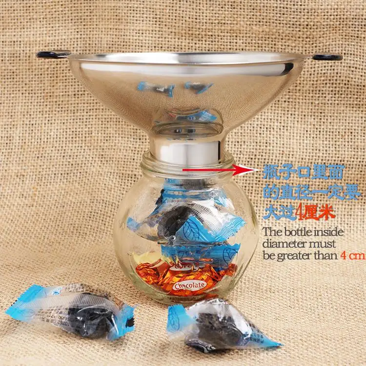Funnel Stainless Steel Large Diameter Wide-mouth Oil Pickles Milk Filling Household | Дом и сад