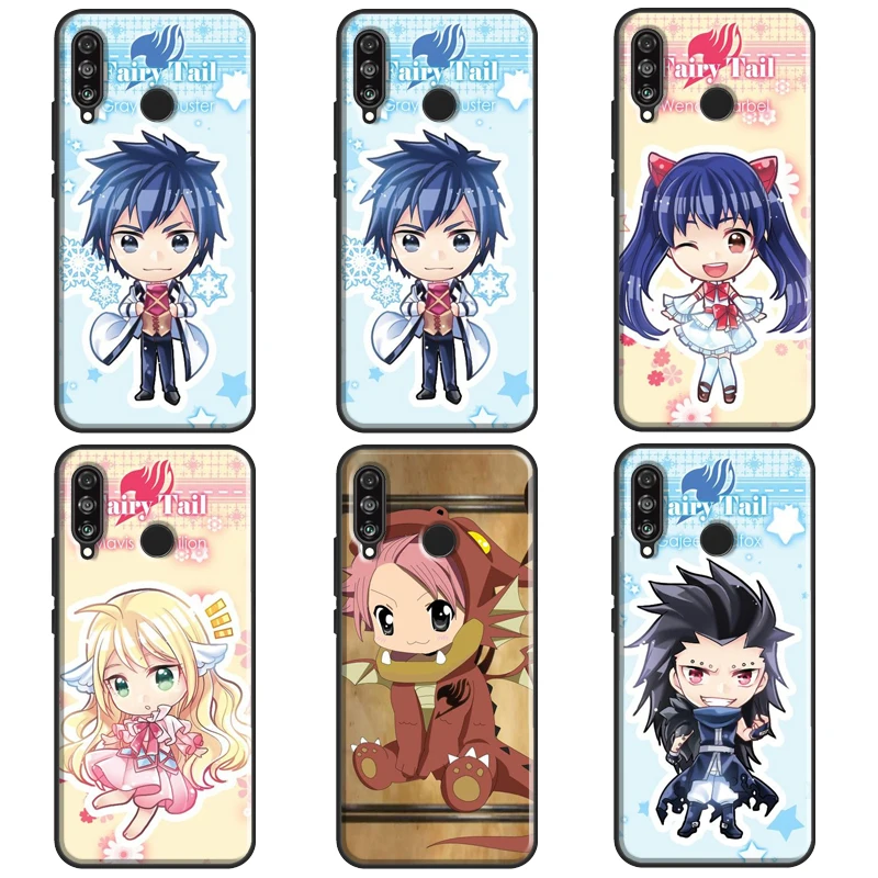 Аниме Сказочный хвост Natsu Gajeel Wendy для Huawei P30 Lite P10 P40 P20 Pro P Smart 2019 Z чехол для Huawei Mate 20 10 Lite чехол