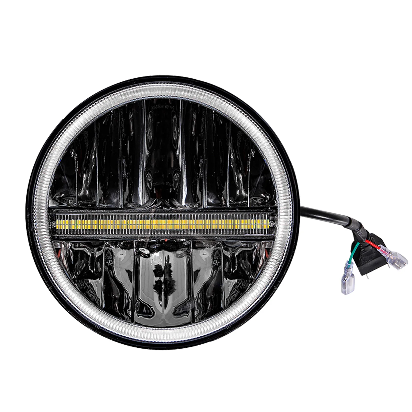 

7inch Waterproof Lamp With Angel Eyes DRL Turn Signal High Low Beam LED Headlight Replacement Parts For Wrangler JK TJ JL