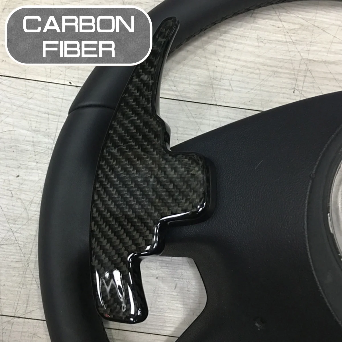 

Car Stickers For Mercedes Benz A/B/C/E/M Class GLK SLK GLCarbon Fiber Car Steering Wheel Extend Paddle Shifters Covers