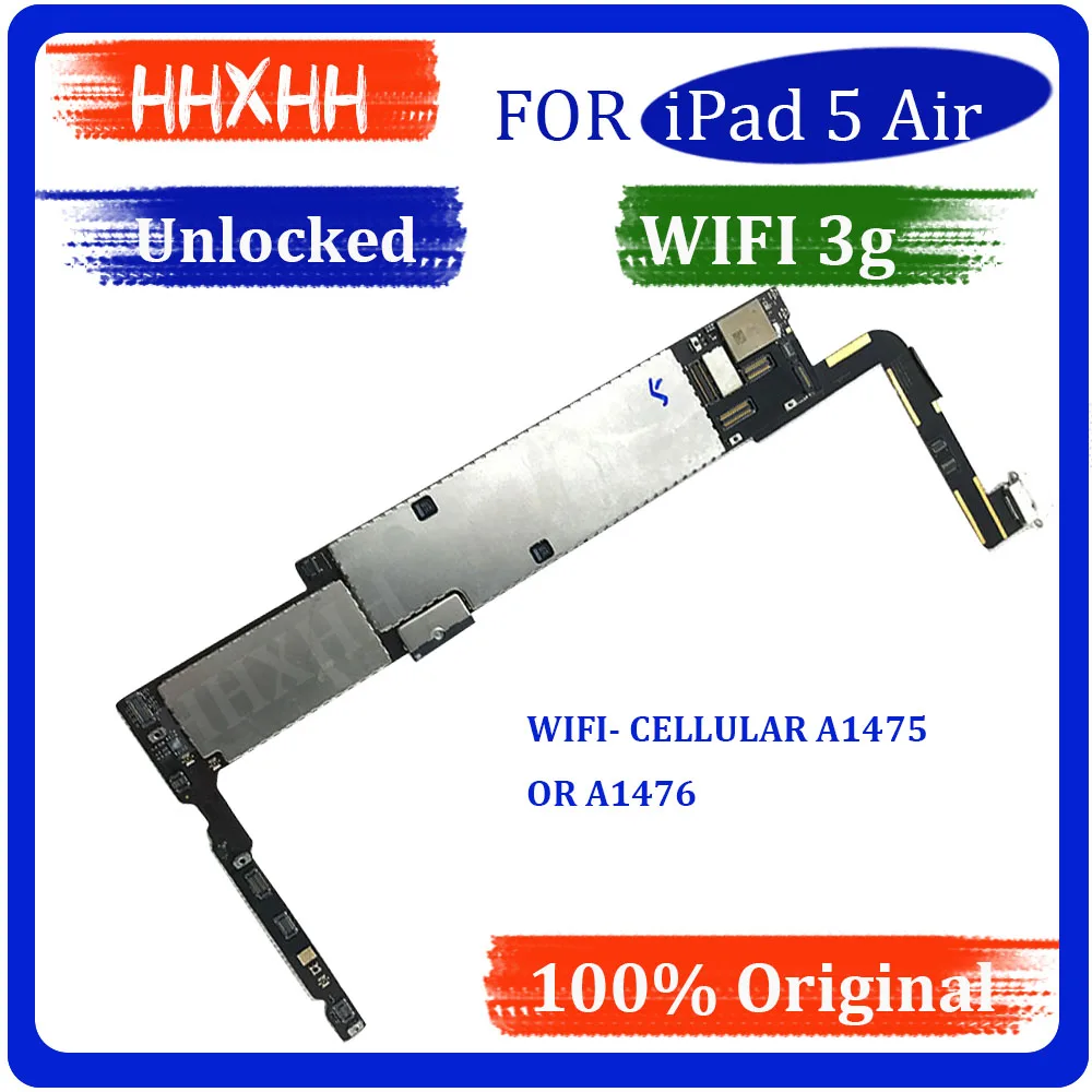 A1474/A1475 или A1476 оригинальная разблокированная для Ipad 5 материнская плата Wifi-cellular для Ipad Air 1 Материнская плата с системой IOS