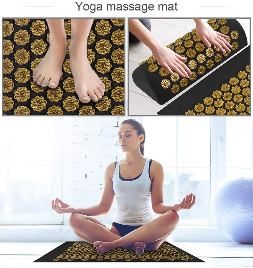 Акупунктурный Массажный коврик KoKossi акупрессурный для снятия стресса боли в