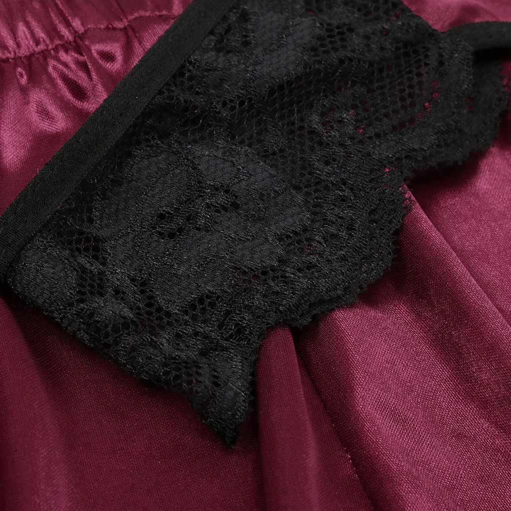 Летние женские сексуальные кружевные пижамы наборы страсть сексуальное белье 4