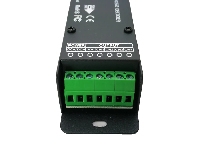 Фото LTECH Новый светодиодный DMX декодер 5A * 4CH DC 12V-24V 4 канала 20A выходной контроллер постоянного напряжения DMX512 ведомый №5