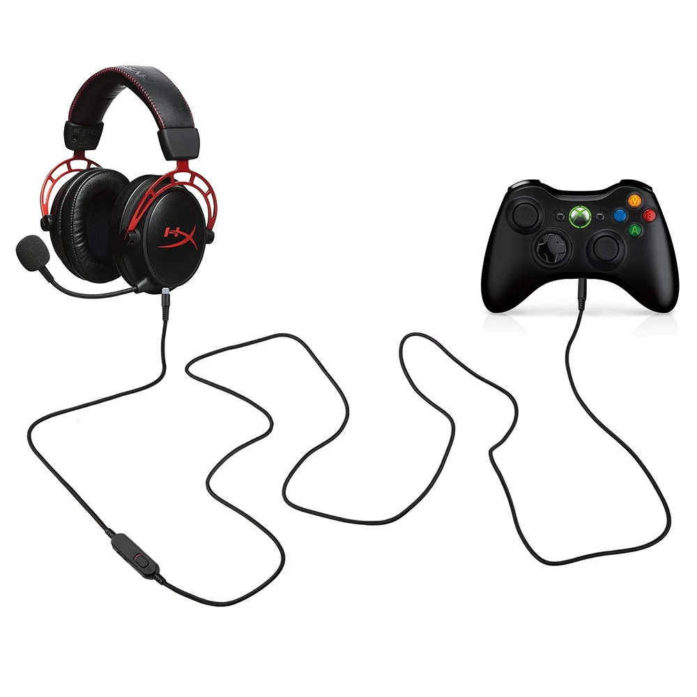 Сменный кабель-удлинитель OFC в оплетке для Redragon H510 Zeus проводная игровая гарнитура