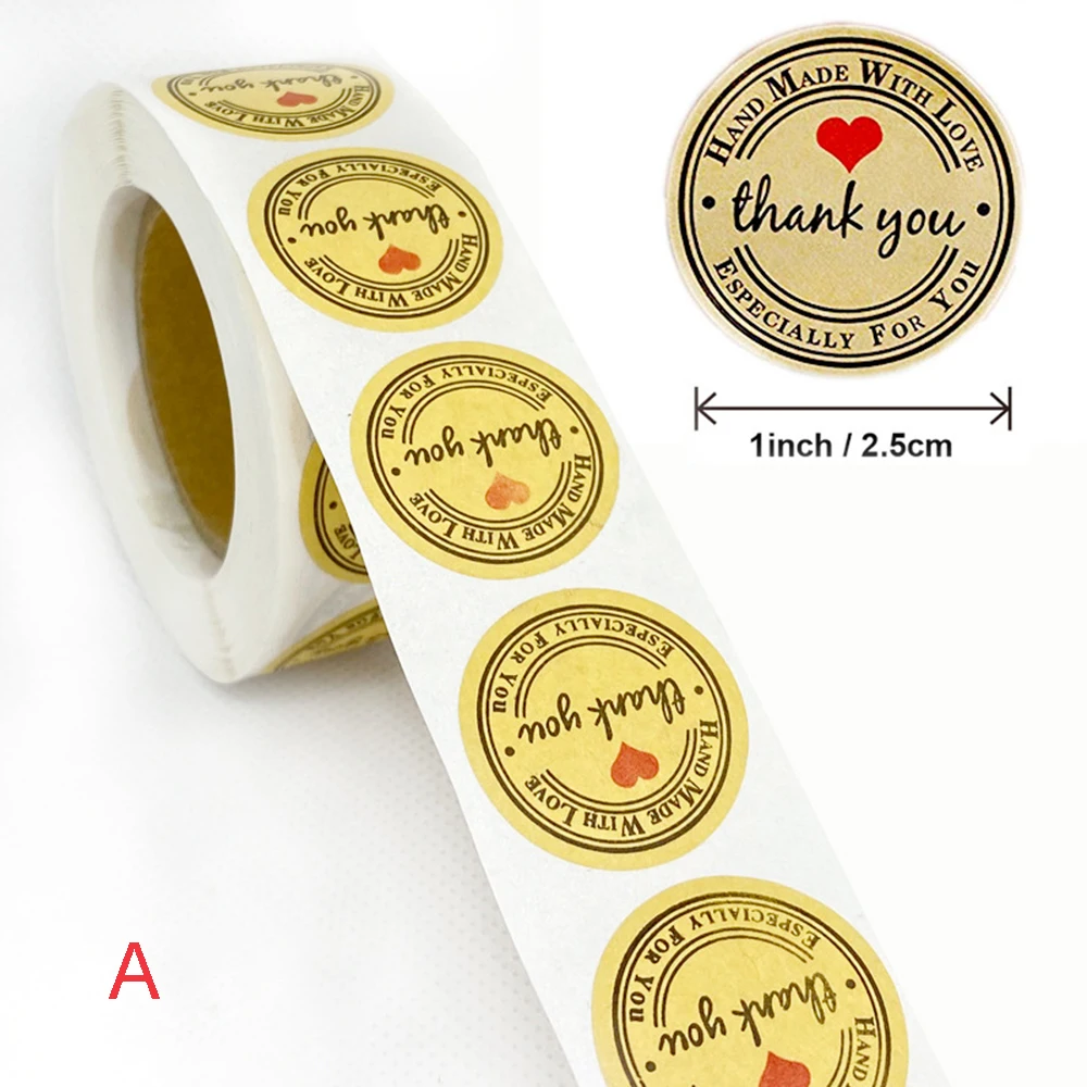 

Adhesive Strong Adhesive Stickers Kraft Paper Stickers Kraft Paper Label Handmade Label Scrapbooking Wedding Label