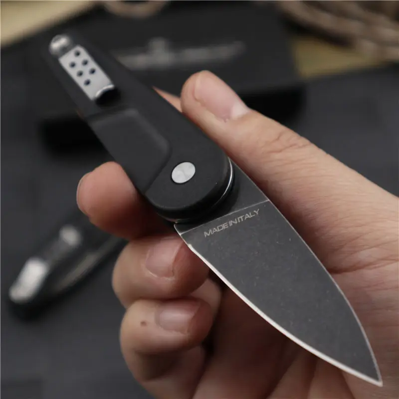 

Extrema Ratio Folding Knife Pocket Portable N690 Fiber Nylon Handle Outdoor Survival Camping Rescue Tactical Hunting Knife Gift
