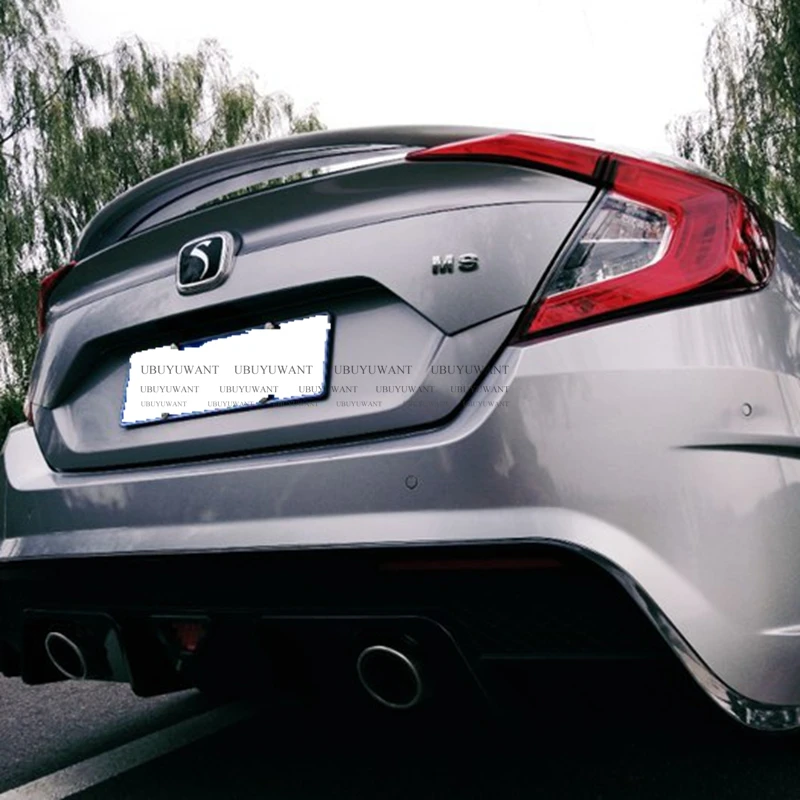 2015 2016 2017 Новый дизайн для civic ABS спойлер из материала honda праймер или черный цвет