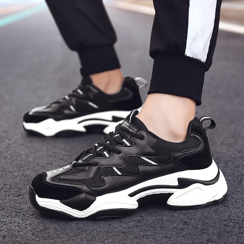 

Fashion 2019 Men Sneakers Trend Outdoor Men Shoes Light Breathable Hot Sale Casual Shoes Popular Leisure Male chaussure homme