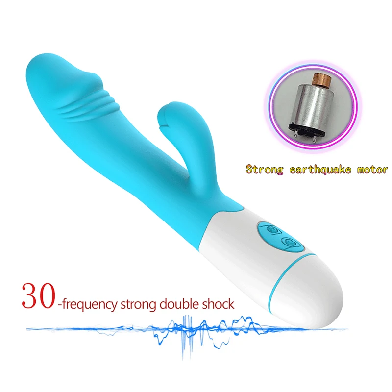 Вибратор для точки G Женский Силиконовый водонепроницаемый 30 скоростей вибрация