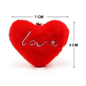 Плюшевая игрушка в виде сердца, 7 см