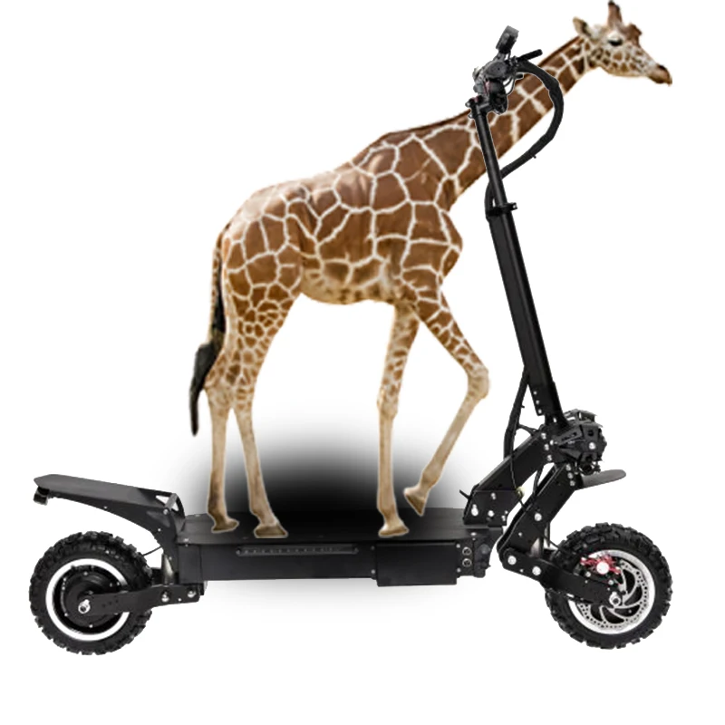 Мощный 11 дюймовый внедорожный двойной двигатель 60 в 3000 Вт * 2 максимальная