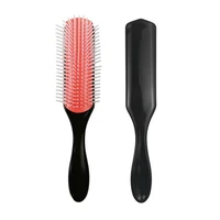 hair comb 9 5 row detangling hair brush rat tail comb styling hairbrush straight curly wet hair scalp massage brush women