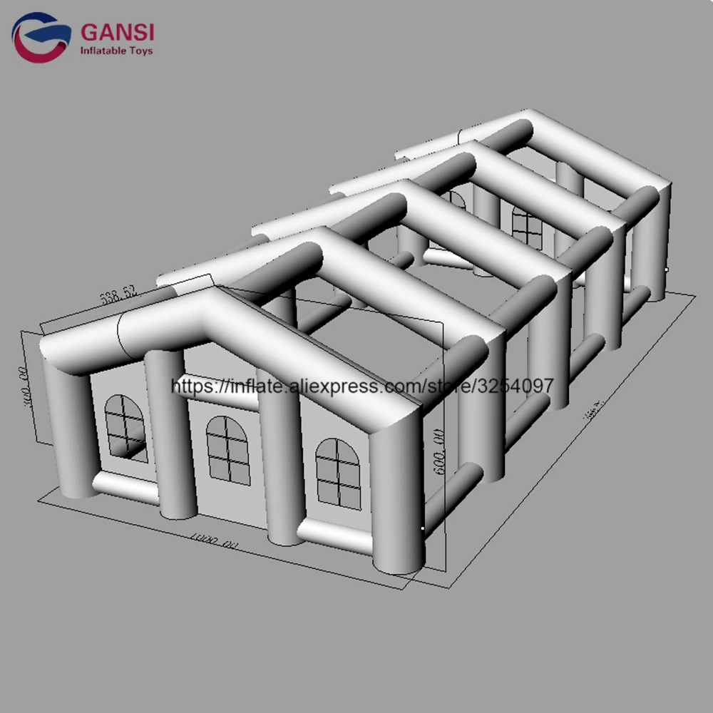 Открытый события надувной тент для вечеринок 600d Оксфорд ткань Свадебный Тент со