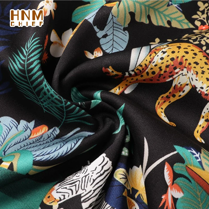 HNMCHIEF Brown Sleep Tops Slim Strappy Tank Top Sleepwear New Female Jungle Print Silk Vest Casual Women Comfy Camisole Clubwear