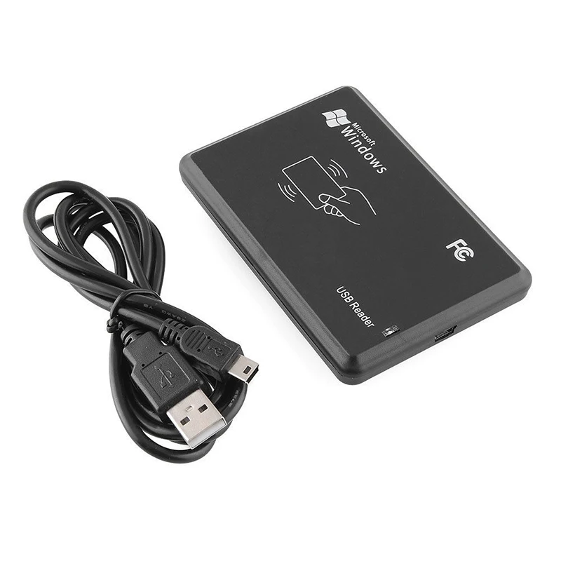 USB порт EM4001 125 кГц RFID ID Бесконтактный чувствительный смарт кардридер поддержка