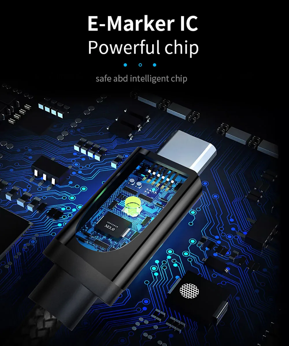 Кабель usb type C 3,1 5A 100 Вт PD Быстрая зарядка для Macbook Pro samsung S9 S8 Note 9 8 huawei mate 20 кабель для быстрой зарядки type c