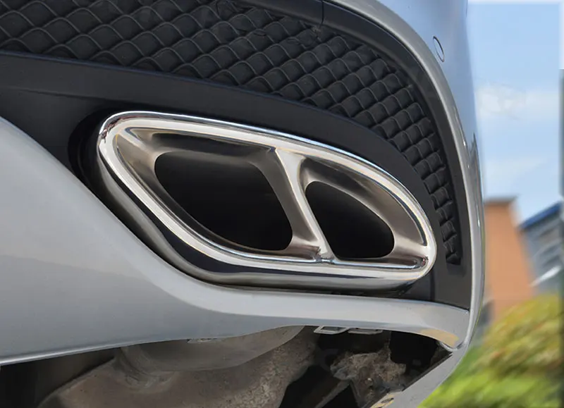Автомобильная выхлопная труба задняя крышка для Mercedes Benz E Class W213 вездеход W205 GLC A A180