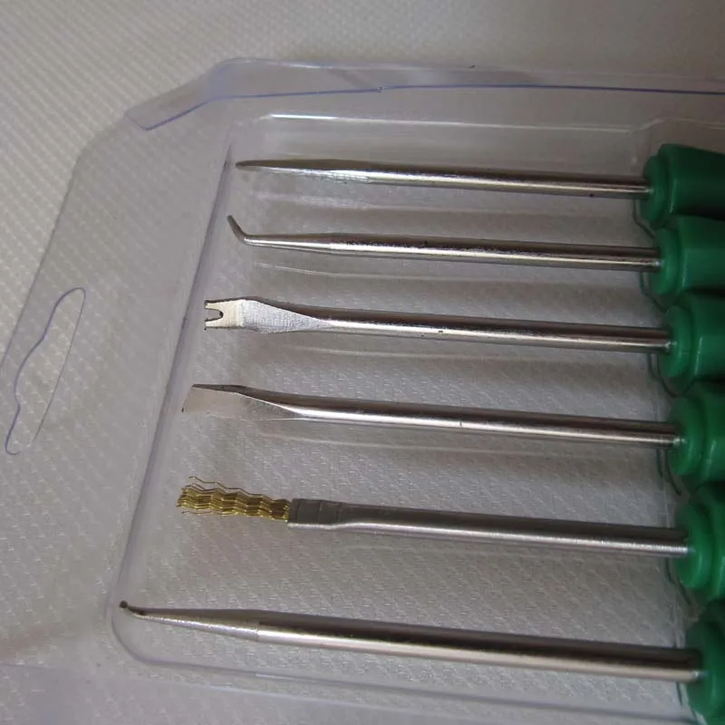 

YIHUA-126 BGA 6 in 1 Repair Assistive Tools Set Magnetic Solder Assist Solder Reamer Cleaning Hand Tools