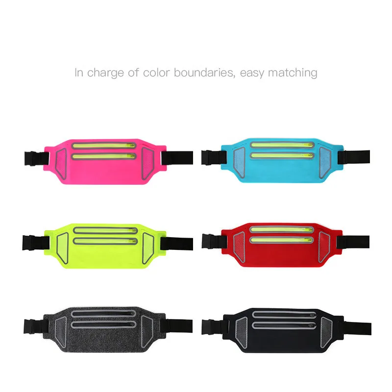 Новое поступление Для женщин мужчин сумка пояс на молнии тонком