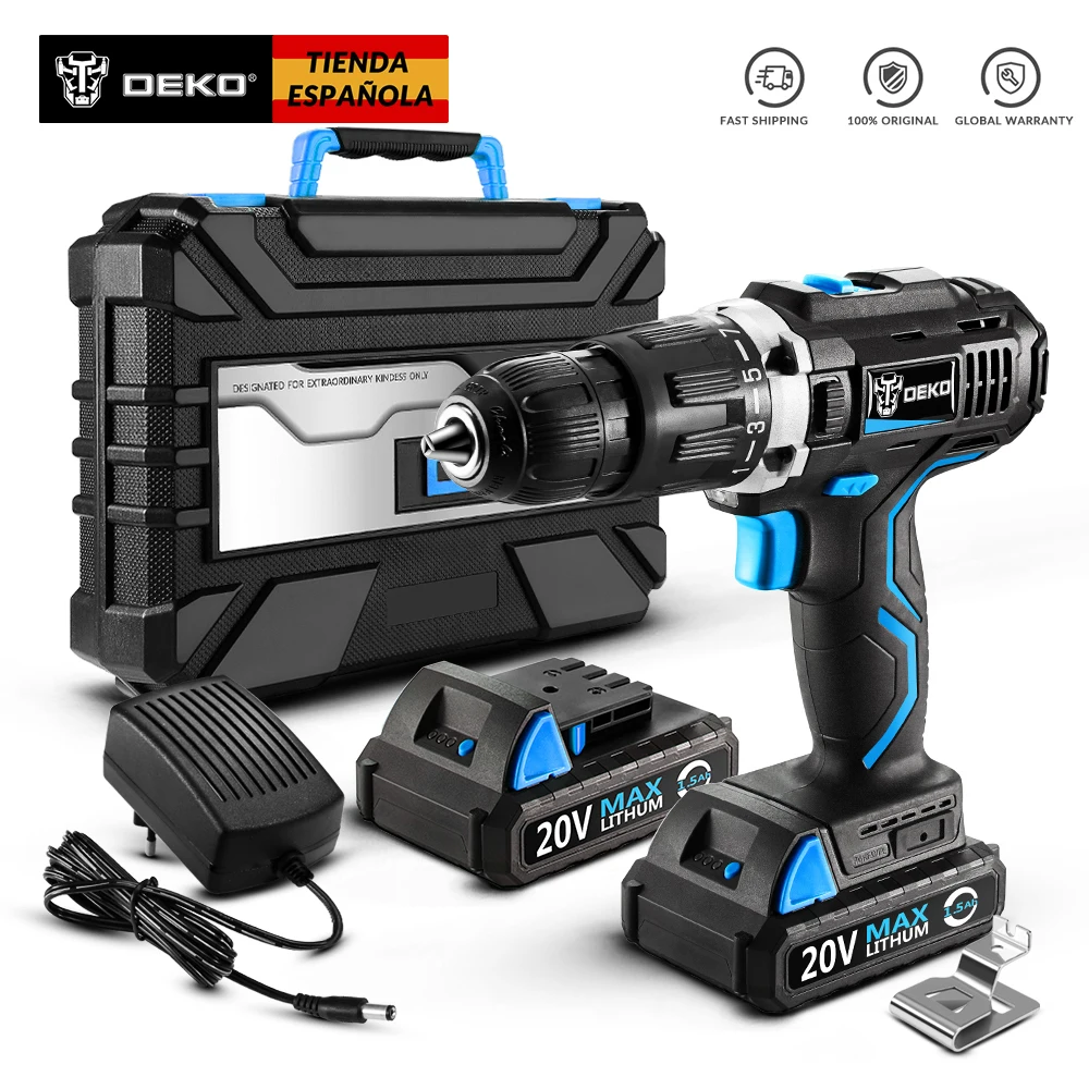 DEKO GCD20DU3 20 вольт DIY Деревообрабатывающие инструменты литий ионные батареи драйвер
