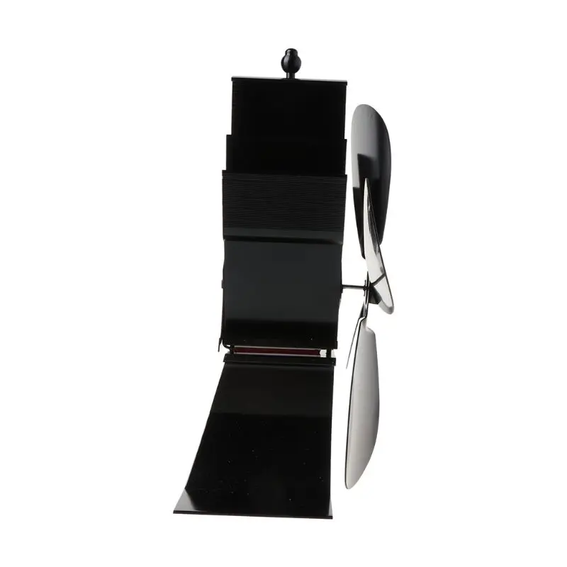 

Home Silent Stove Fan with 4 Blades Heat Powered Electrical Fan for Fireplace 18DEC31