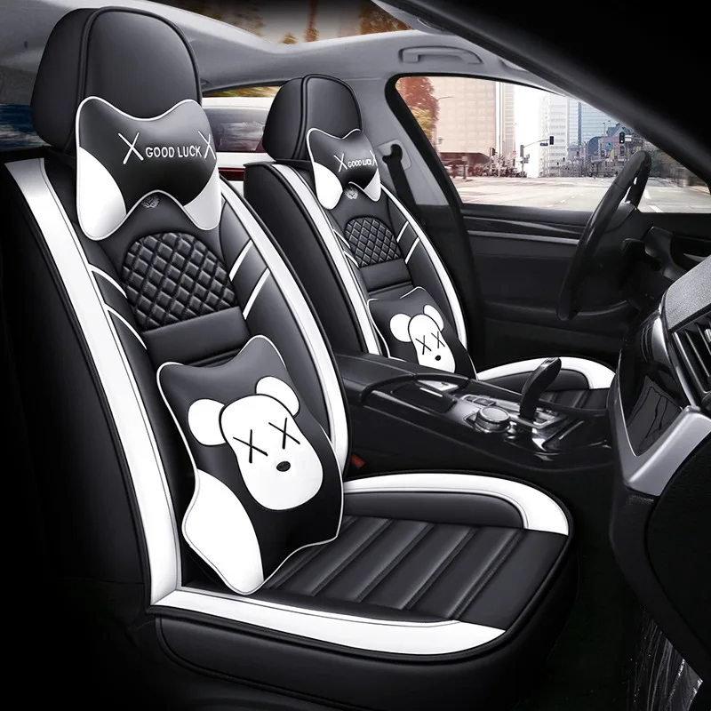 

kalaisike Leather Universal Car Seat covers for Skoda all models superb octavia 2 a7 a5 yeti fabia rapid kodiaq auto styling