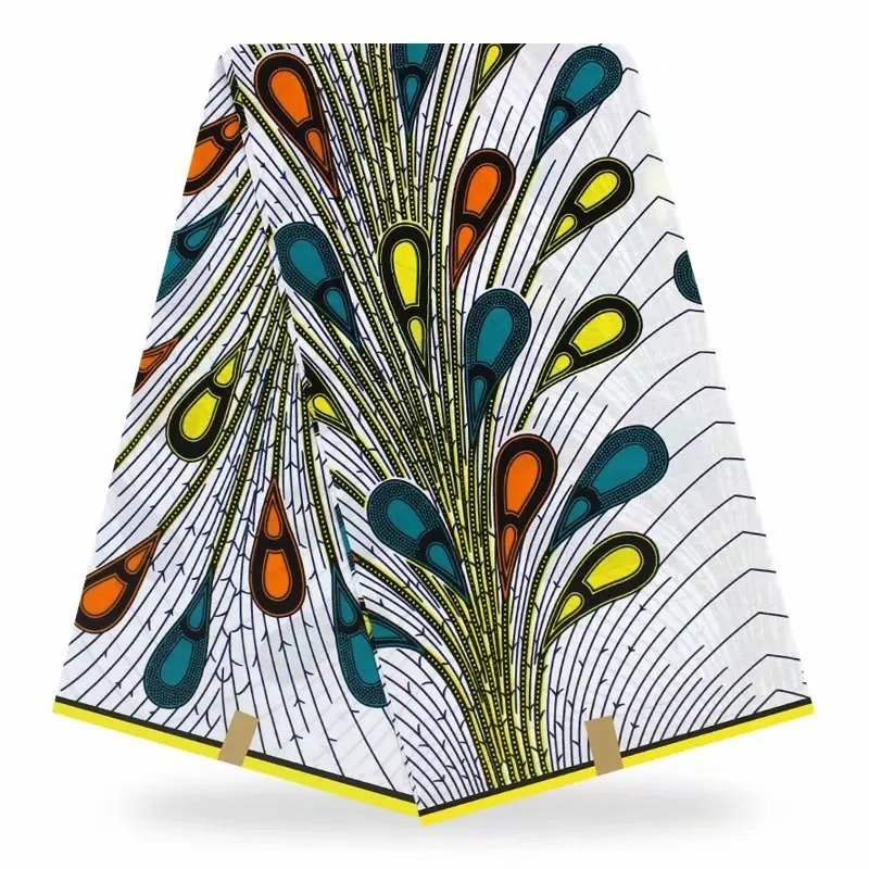 Африканская восковая ткань с принтом из Анкары мягкая африканская 100% хлопка для