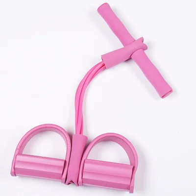 

4 Tube Resistance Band Elastic Upward Pull Rope Gym Exercise Pedal Ankle Joint Weight Loss Fitness Equipment