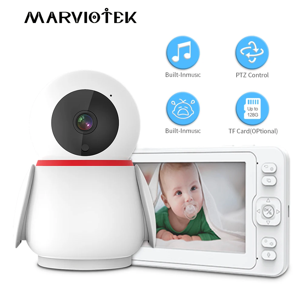 Baby Monitor Recorder Mini Surveillance Camera Wireless 360 2MP Video DVR Cry Alarm Electronic | Безопасность и защита