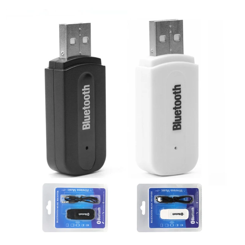 

1pcs USB Wireless Bluetooth4.0 Music Stereo Receiver Adapter Dongle Audio Home Speaker Transmitter 3.5mm Jack Receiver