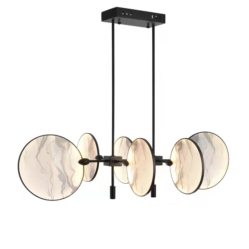 

Personality LED Acrylic Chandelier 3000K LED 120/160cm Luxury Pendant Light for Hall Living Rest Room Art Acrylic Hanging Lamps