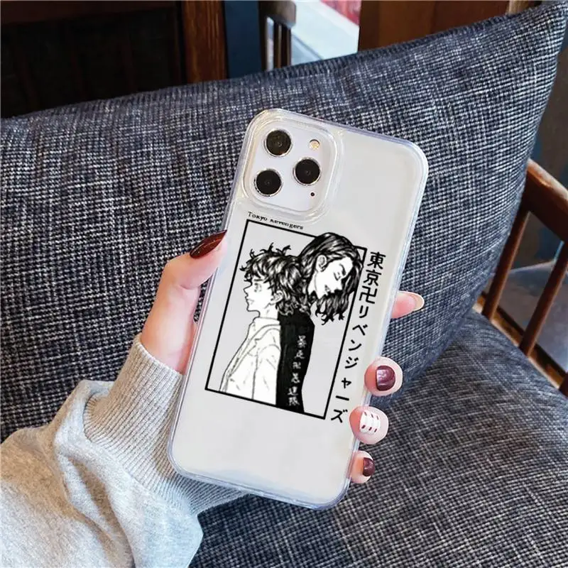 

Tokyo Revengers manjiro sano Phone Case For iphone 12 11 8 7 6s 6 5 5s 5c se plus mini x xs xr pro max Transparent soft