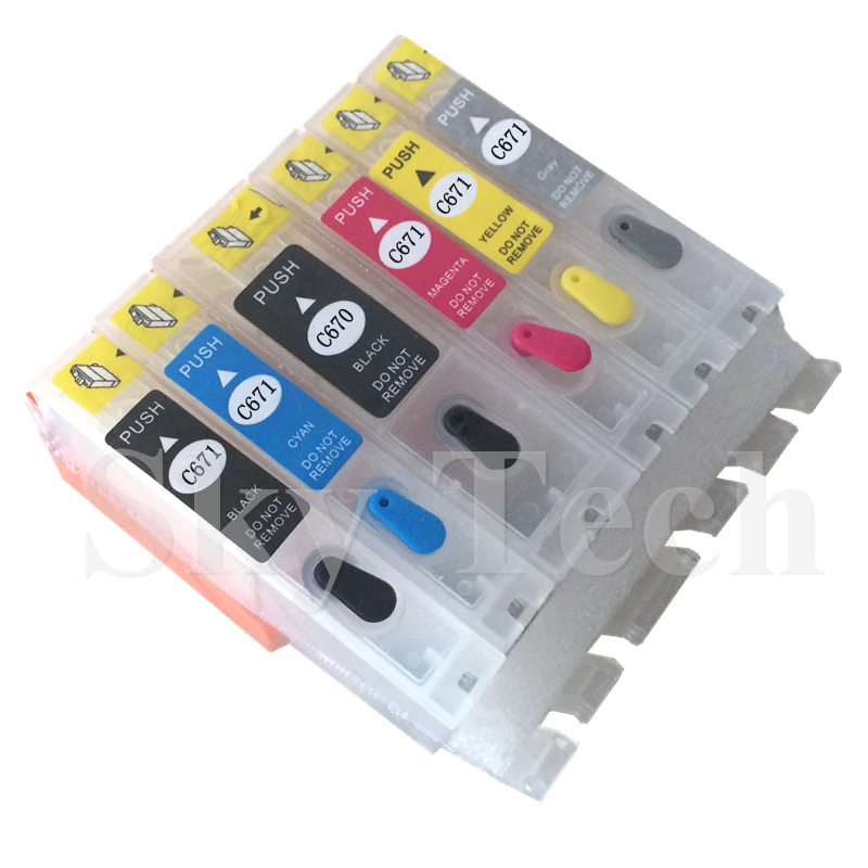 Картридж с чернилами для Canon Pixma MG5760 MG6860 MG7760 MG7765 TS5060 TS6060 TS8060 TS9060 [с