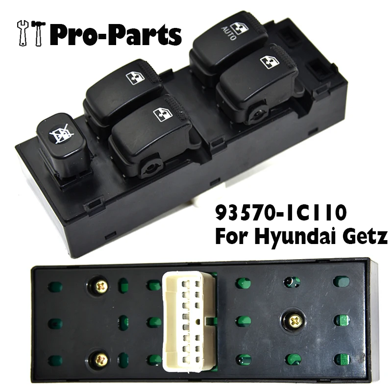 

Новинка 93570-1C110 для Hyundai Getz 2005 Master Электрический переключатель управления стеклоподъемником главный контроллер стеклоподъемника контролле...