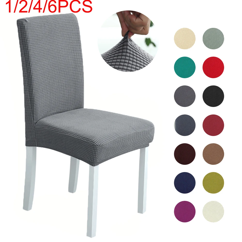 1/2/4/6 предмета утепленные эластичные обеденные стулья крышка Кухня сиденье Чехол