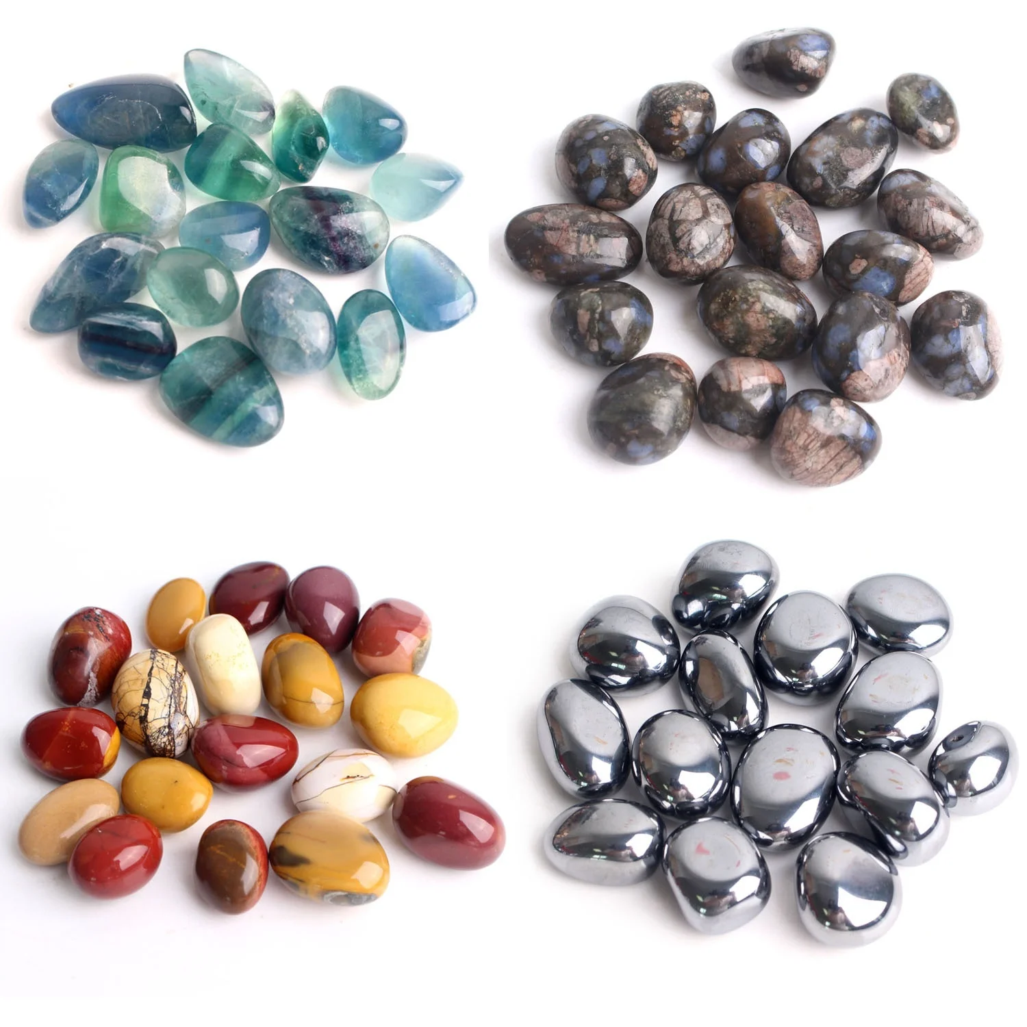 Красочный натуральный кристалл камень голубой флюорит камни кварц радуга