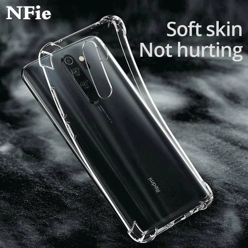 Противоударный чехол с подушкой безопасности для Xiaomi Redmi Note 8T Note7 Note6 7A K20 8 8A мягкий