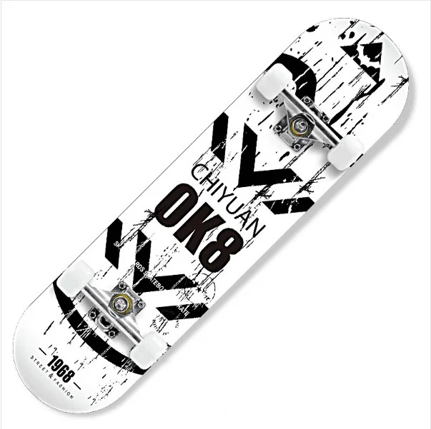 

Longboard Maple Skateboard for Adults Beginner Scooter Freestyle Skateboard Wheels Street Deskorolka Entertainment BY50HB