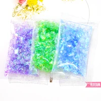 irregular coquillage shell paper sequin colorful paillette glitter for epoxy silicone resin molds craft nail art decoration